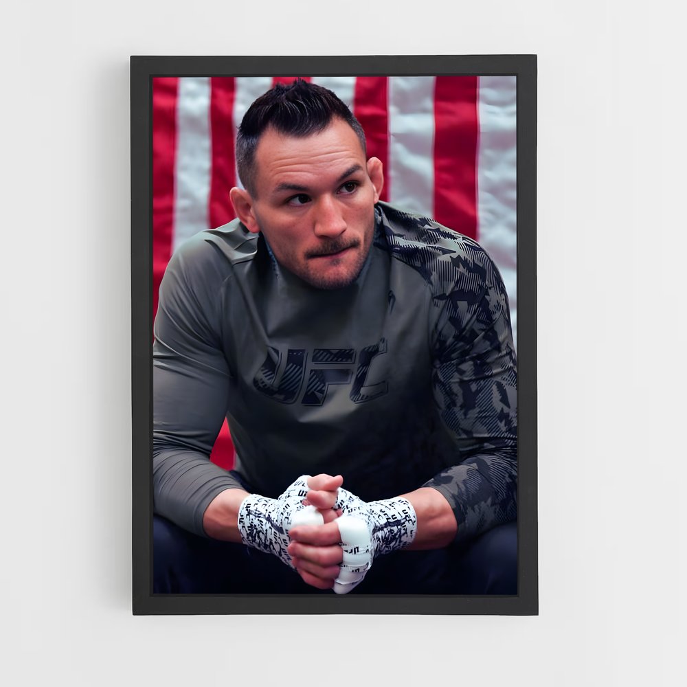 Poster Michael de chandler – affiche MMA (vue 2)
